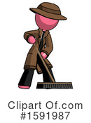 Pink Design Mascot Clipart #1591987 by Leo Blanchette