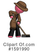 Pink Design Mascot Clipart #1591990 by Leo Blanchette