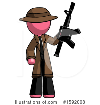 Royalty-Free (RF) Pink Design Mascot Clipart Illustration by Leo Blanchette - Stock Sample #1592008