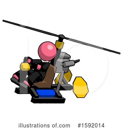 Royalty-Free (RF) Pink Design Mascot Clipart Illustration by Leo Blanchette - Stock Sample #1592014