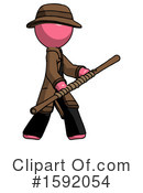 Pink Design Mascot Clipart #1592054 by Leo Blanchette
