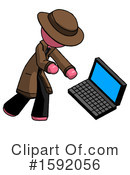Pink Design Mascot Clipart #1592056 by Leo Blanchette