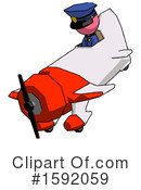 Pink Design Mascot Clipart #1592059 by Leo Blanchette