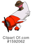 Pink Design Mascot Clipart #1592062 by Leo Blanchette
