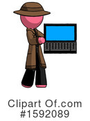 Pink Design Mascot Clipart #1592089 by Leo Blanchette