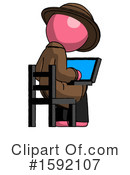Pink Design Mascot Clipart #1592107 by Leo Blanchette