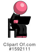 Pink Design Mascot Clipart #1592111 by Leo Blanchette