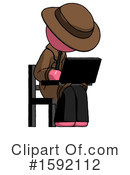 Pink Design Mascot Clipart #1592112 by Leo Blanchette