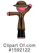 Pink Design Mascot Clipart #1592122 by Leo Blanchette