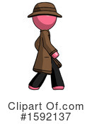 Pink Design Mascot Clipart #1592137 by Leo Blanchette