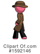 Pink Design Mascot Clipart #1592146 by Leo Blanchette
