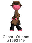 Pink Design Mascot Clipart #1592149 by Leo Blanchette