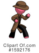 Pink Design Mascot Clipart #1592176 by Leo Blanchette