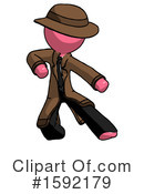 Pink Design Mascot Clipart #1592179 by Leo Blanchette