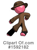 Pink Design Mascot Clipart #1592182 by Leo Blanchette