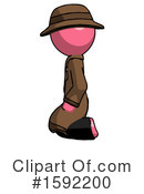 Pink Design Mascot Clipart #1592200 by Leo Blanchette