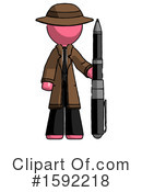 Pink Design Mascot Clipart #1592218 by Leo Blanchette