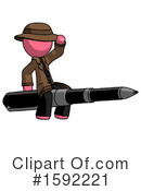 Pink Design Mascot Clipart #1592221 by Leo Blanchette