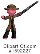 Pink Design Mascot Clipart #1592227 by Leo Blanchette