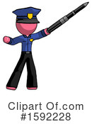 Pink Design Mascot Clipart #1592228 by Leo Blanchette