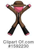 Pink Design Mascot Clipart #1592230 by Leo Blanchette