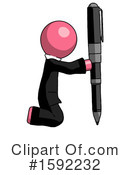 Pink Design Mascot Clipart #1592232 by Leo Blanchette
