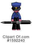 Pink Design Mascot Clipart #1592240 by Leo Blanchette