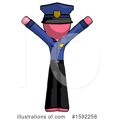Royalty-Free (RF) Pink Design Mascot Clipart Illustration by Leo Blanchette - Stock Sample #1592258