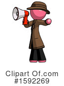 Pink Design Mascot Clipart #1592269 by Leo Blanchette