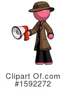 Pink Design Mascot Clipart #1592272 by Leo Blanchette