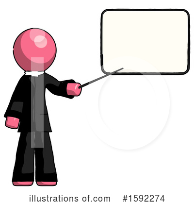 Royalty-Free (RF) Pink Design Mascot Clipart Illustration by Leo Blanchette - Stock Sample #1592274