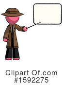 Pink Design Mascot Clipart #1592275 by Leo Blanchette