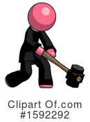 Pink Design Mascot Clipart #1592292 by Leo Blanchette