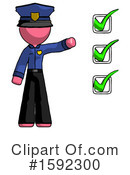 Pink Design Mascot Clipart #1592300 by Leo Blanchette