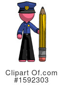 Pink Design Mascot Clipart #1592303 by Leo Blanchette