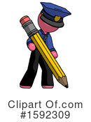 Pink Design Mascot Clipart #1592309 by Leo Blanchette