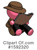 Pink Design Mascot Clipart #1592320 by Leo Blanchette