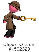 Pink Design Mascot Clipart #1592329 by Leo Blanchette