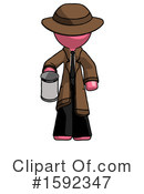 Pink Design Mascot Clipart #1592347 by Leo Blanchette