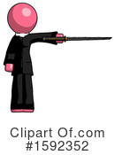 Pink Design Mascot Clipart #1592352 by Leo Blanchette