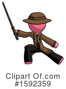 Pink Design Mascot Clipart #1592359 by Leo Blanchette