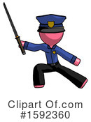 Pink Design Mascot Clipart #1592360 by Leo Blanchette
