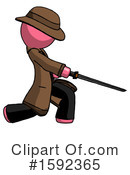 Pink Design Mascot Clipart #1592365 by Leo Blanchette