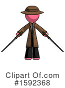 Pink Design Mascot Clipart #1592368 by Leo Blanchette