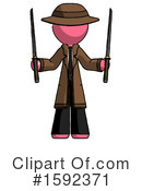Pink Design Mascot Clipart #1592371 by Leo Blanchette