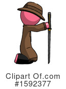 Pink Design Mascot Clipart #1592377 by Leo Blanchette