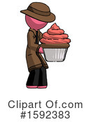 Pink Design Mascot Clipart #1592383 by Leo Blanchette