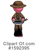 Pink Design Mascot Clipart #1592395 by Leo Blanchette
