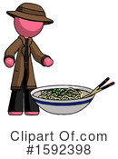 Pink Design Mascot Clipart #1592398 by Leo Blanchette