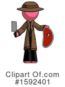 Pink Design Mascot Clipart #1592401 by Leo Blanchette